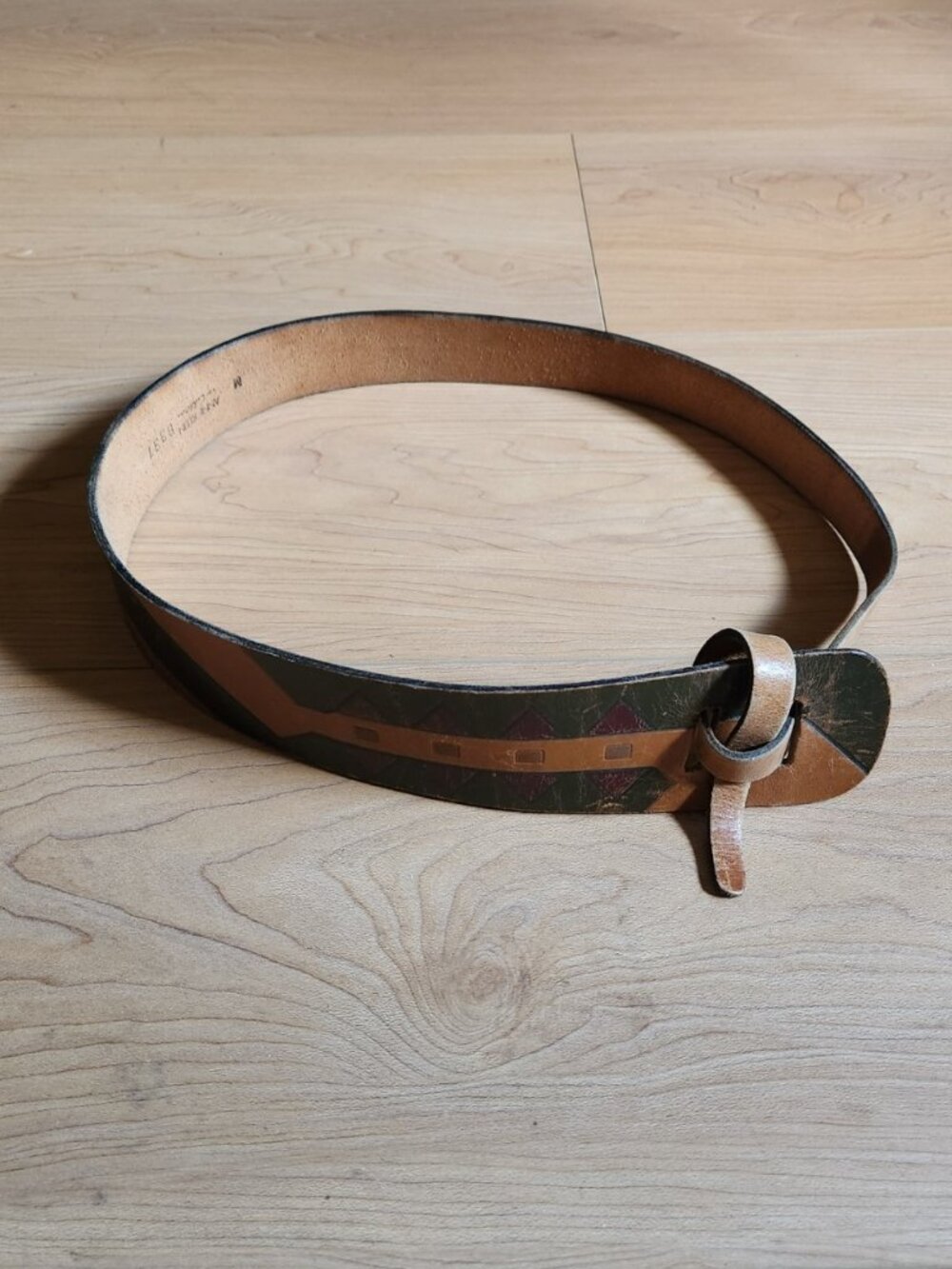 Vintage Anne Klein Self-Tying Leather Belt